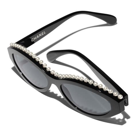 replica chanel sunglasses with pearls on side|Chanel sunglasses real.